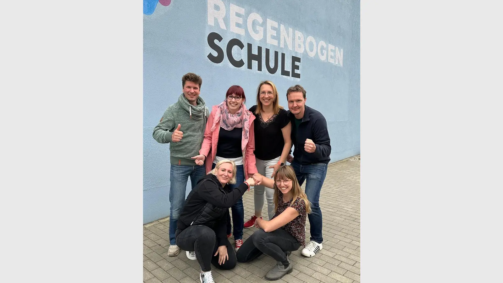 Die neuen Mitglieder des Fördervereins der Regenbogenschule Taucha (Foto: Verein)