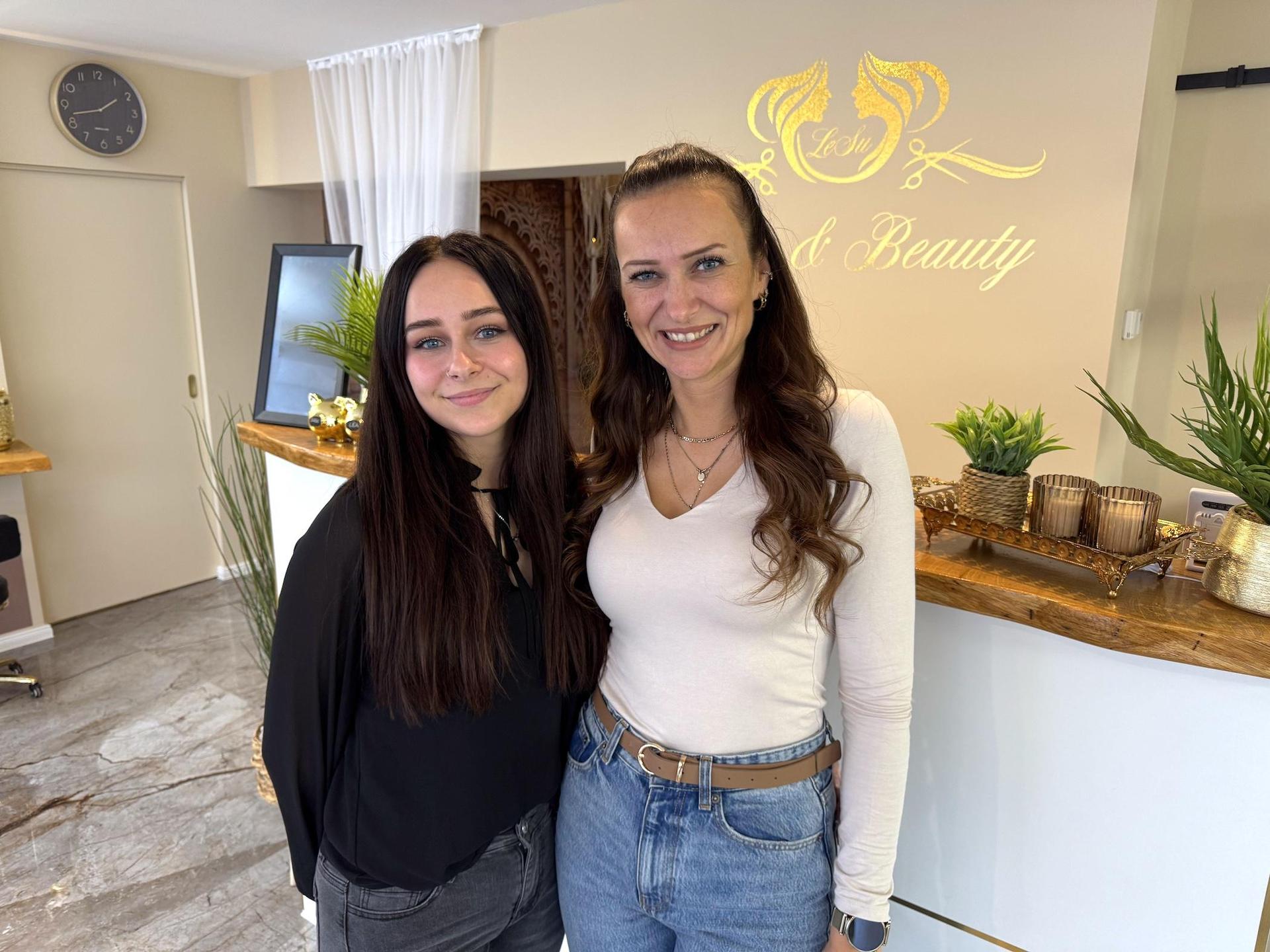 Lea und Susi Boelcke starten mit ihrem Salon LeSu durch. (Foto: Anzeige)