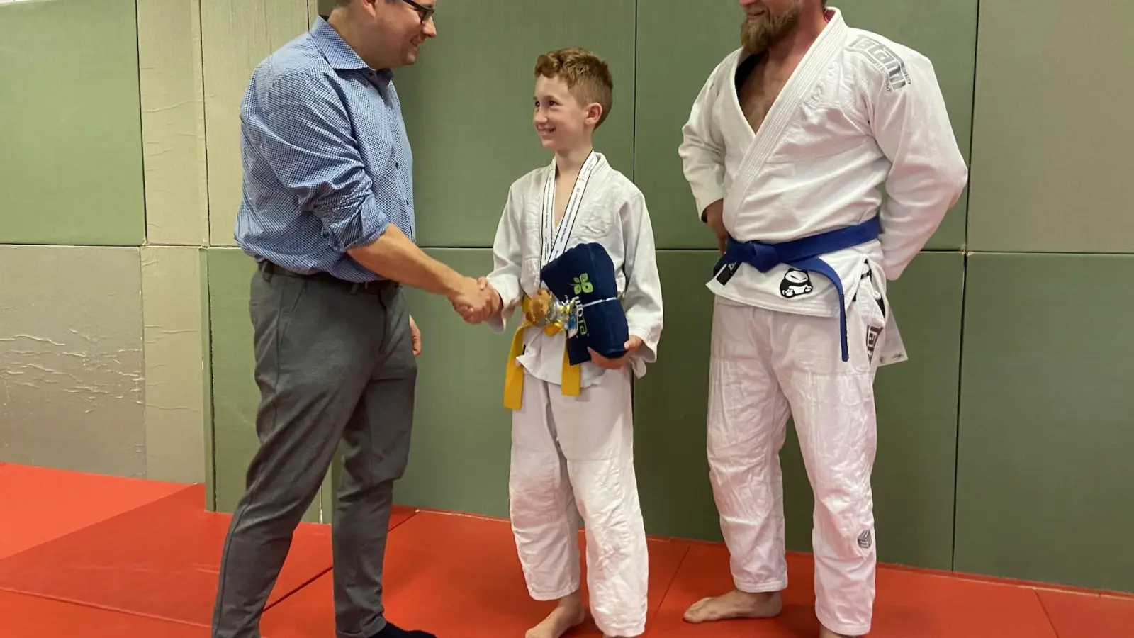 Bennet vom AC Taucha ist Deutscher Schülermeister im Ju-Jutsu (Foto: taucha-kompakt.de)