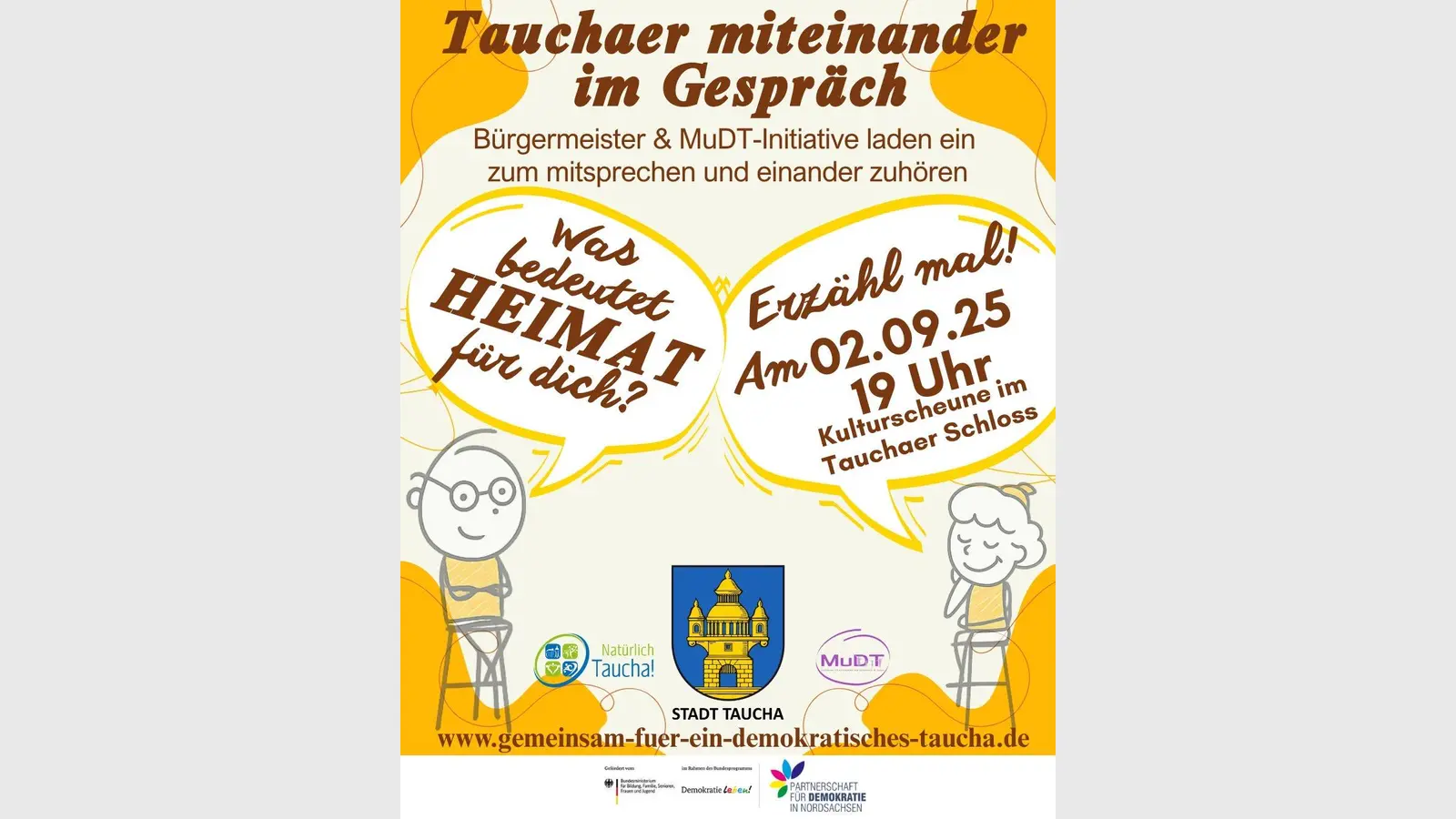 Das Veranstaltungsplakat (Foto: MuDT-Initiative)