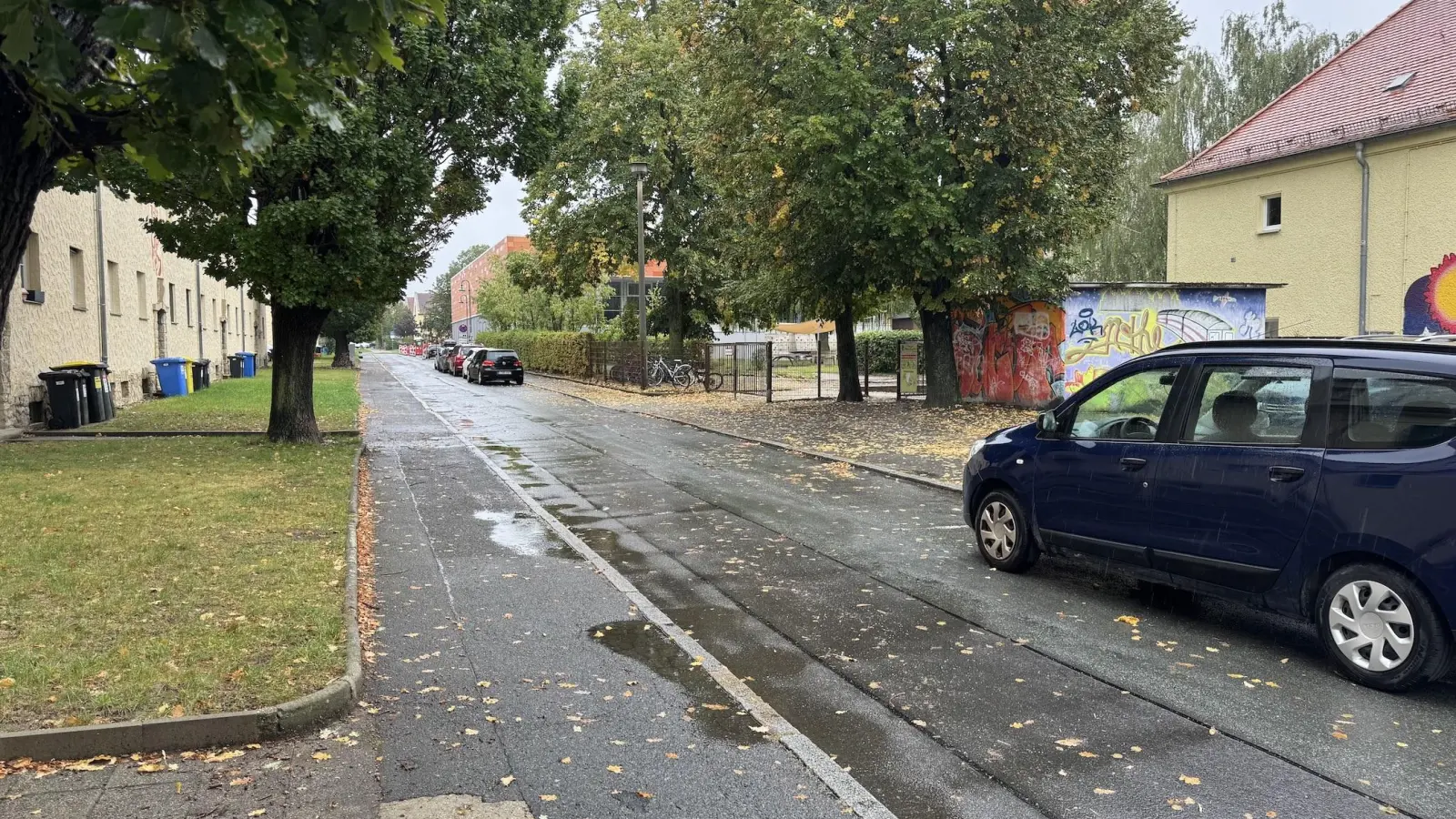 Die Ferdinand-Lassalle-Straße wird bis Ende des Jahres saniert. (Foto: Daniel Große)