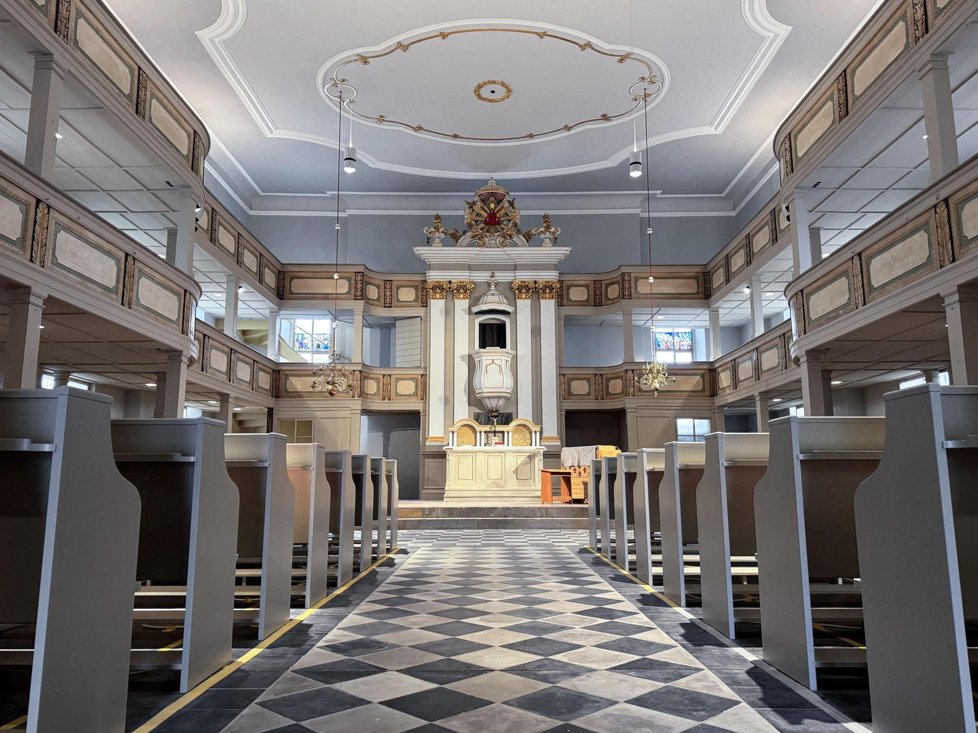 Die Kirche St. Moritz wurde aufwändig saniert.  (Foto: Daniel Große)
