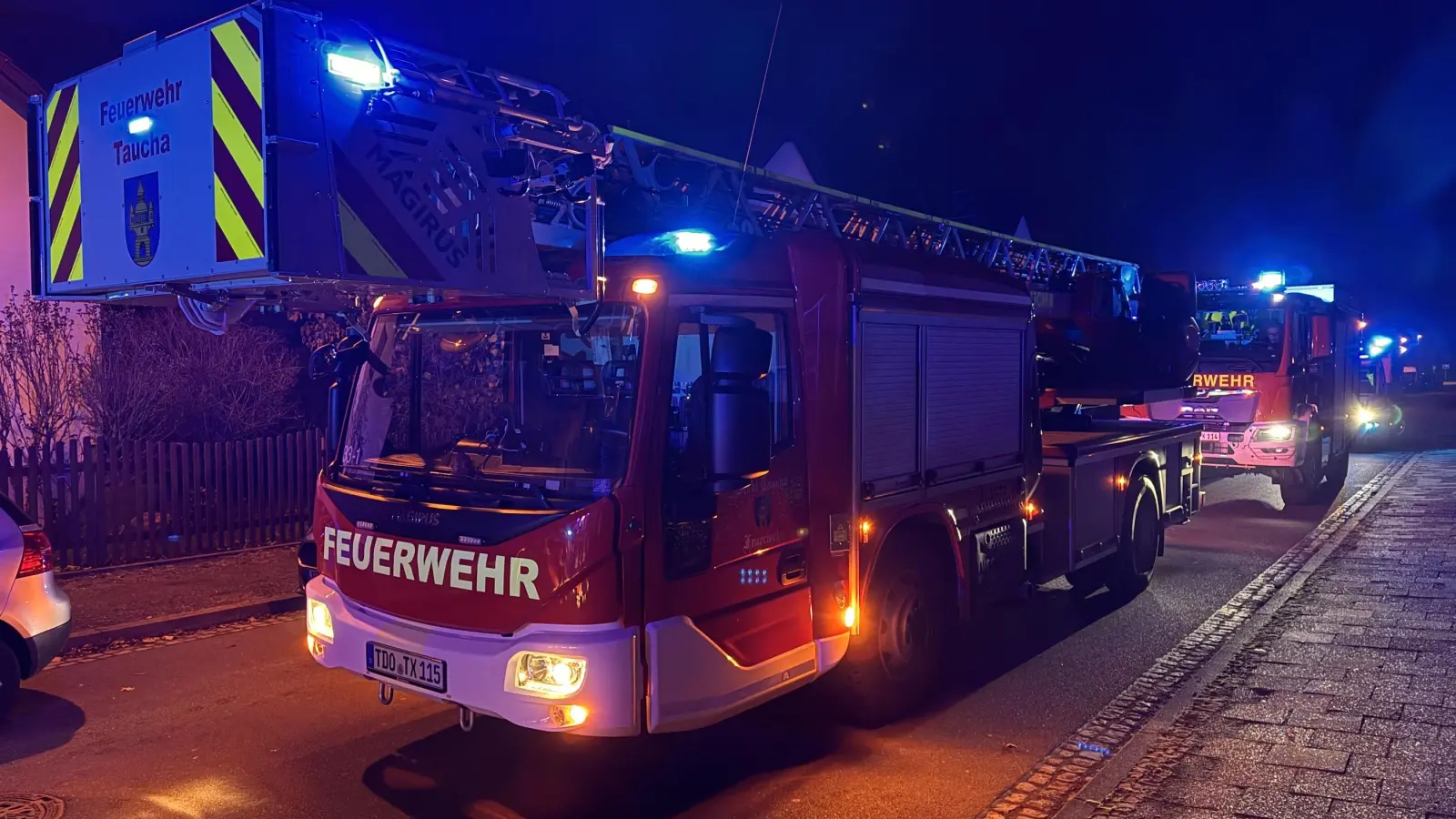 Feuerwehreinsatz am Freitagabend. (Foto: Daniel Große)