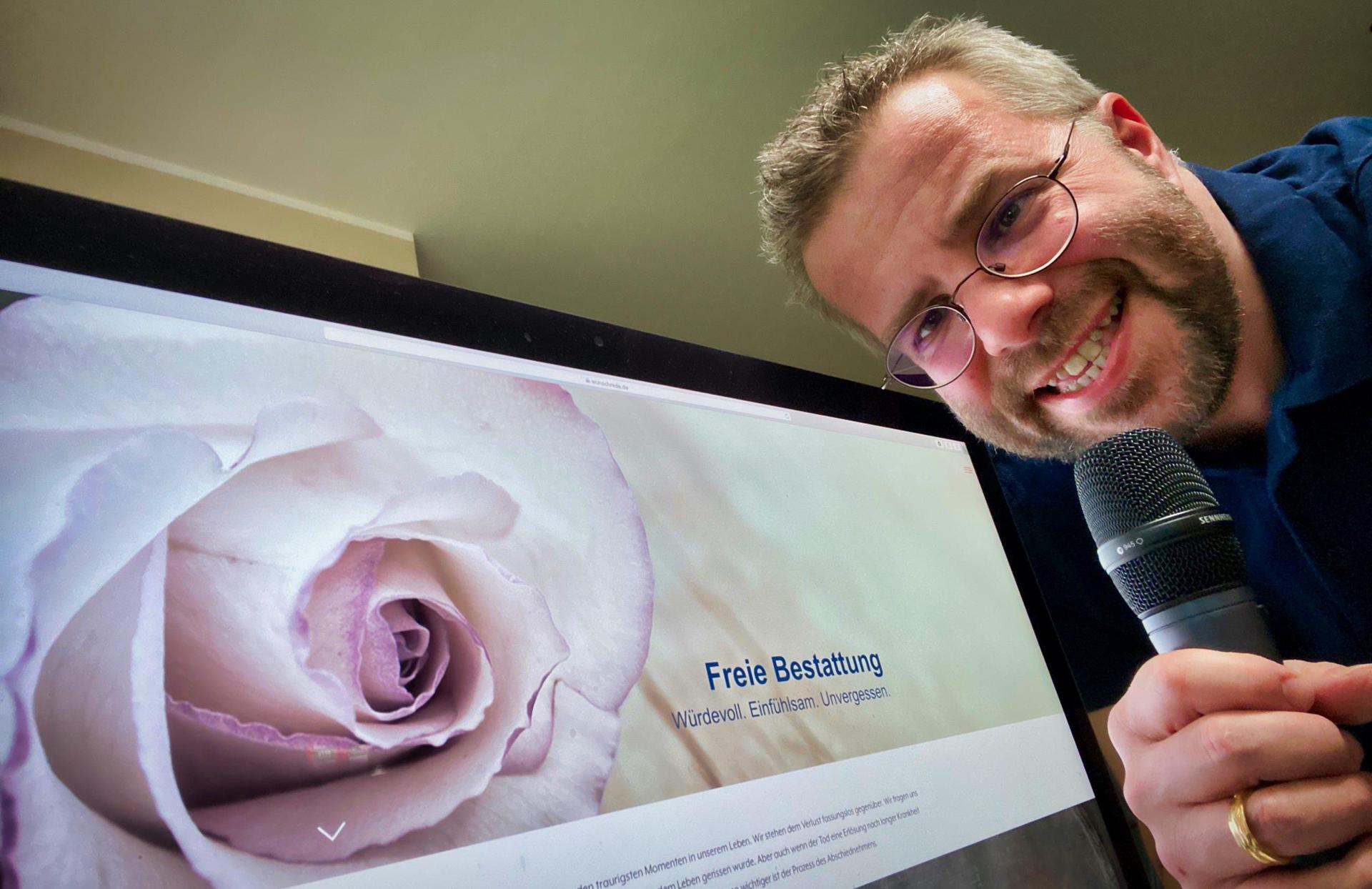 Mutmacher in Krisenzeiten: Freier Wunschredner Tobias D. Höhn (Foto: taucha-kompakt.de)