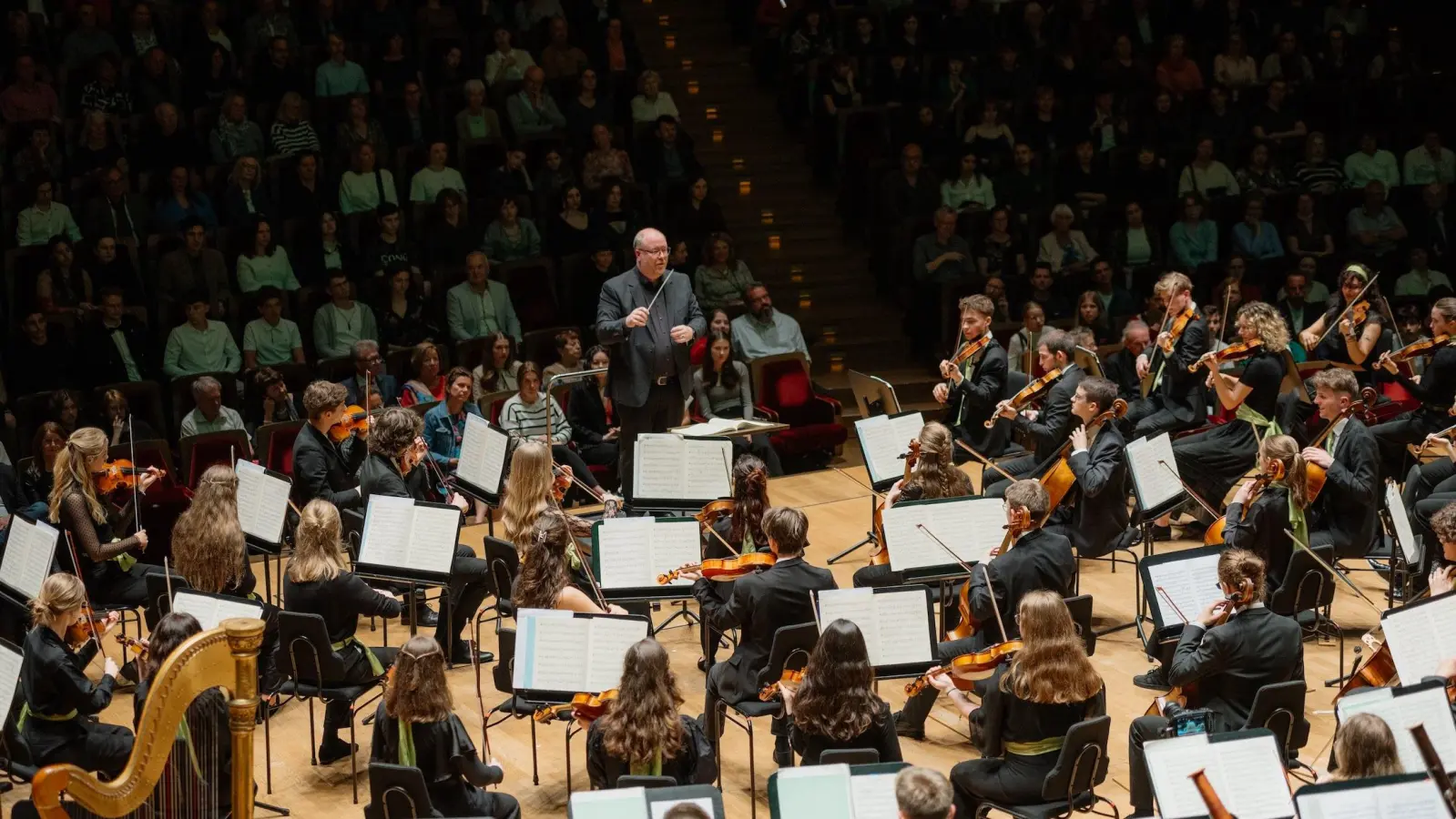 Das Jugendsinfonieorchester tritt regelmäßig im Gewandhaus auf. (Foto: Jugendsinfonieorchester Leipzig)