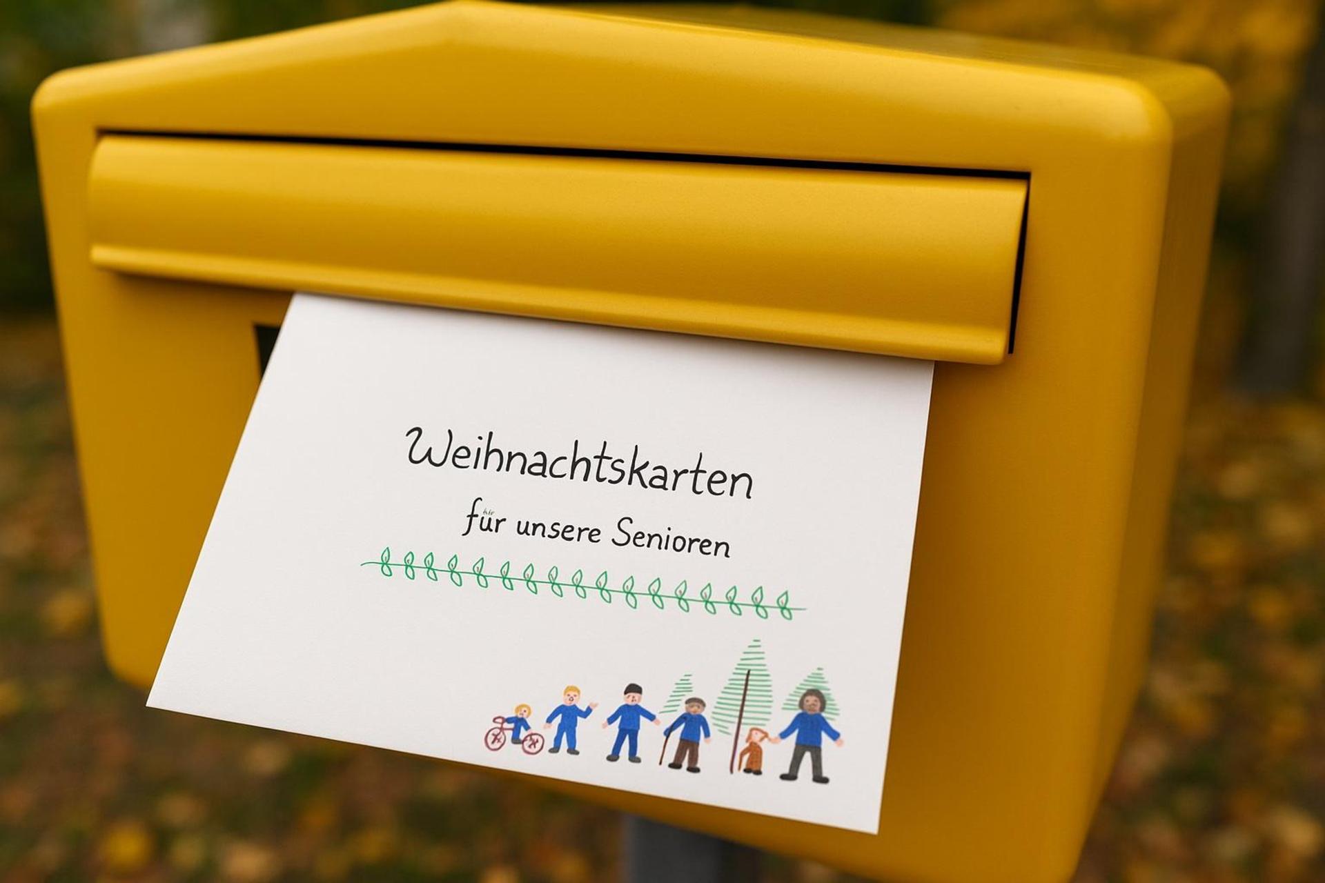 Der Heimatverein Taucha sucht wieder Weihnachtskarten-Schreiber. (Foto: KI-generiert)