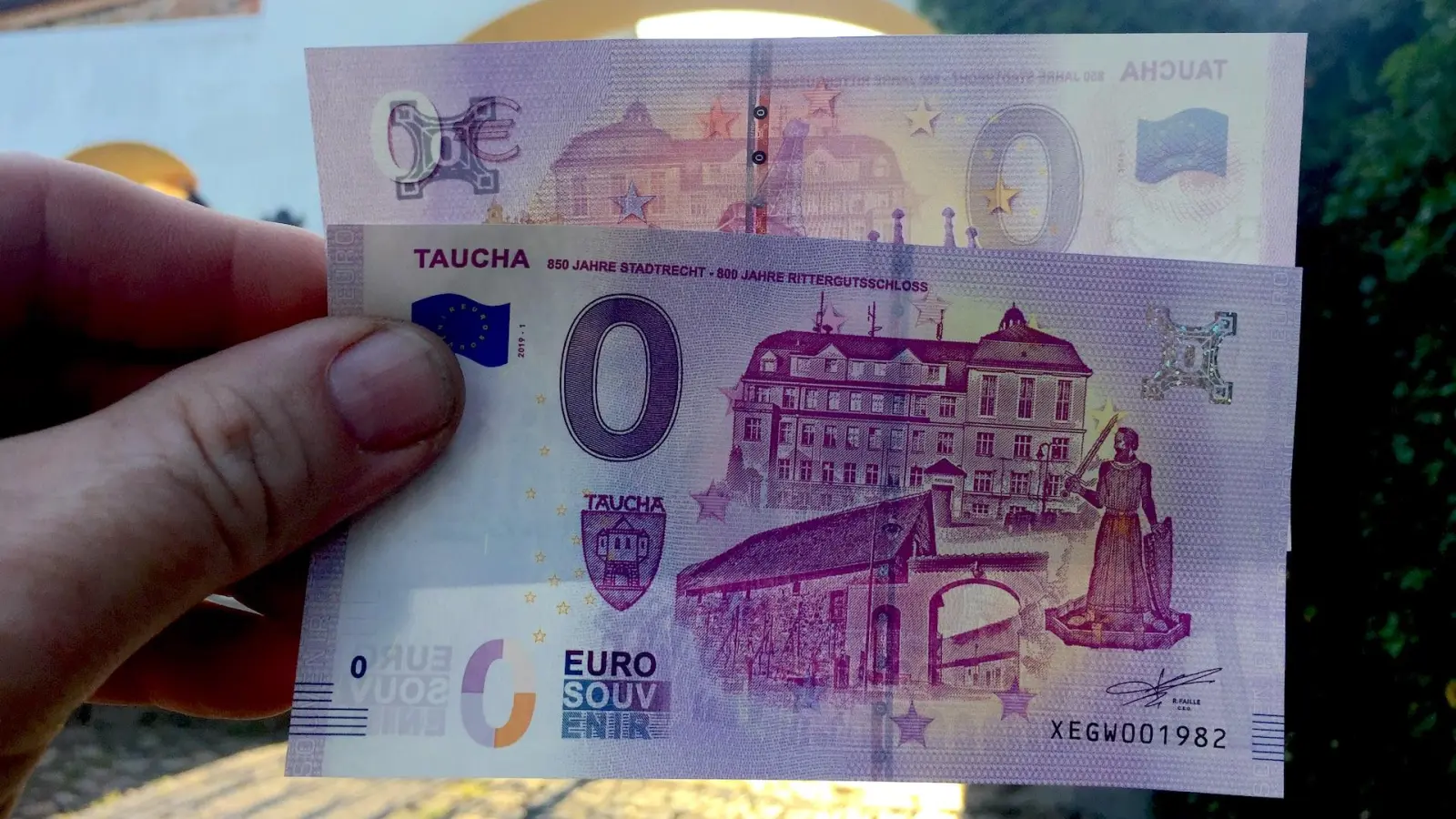 0-Euro-Schein funktioniert als Sammlerobjekt (Foto: taucha-kompakt.de)