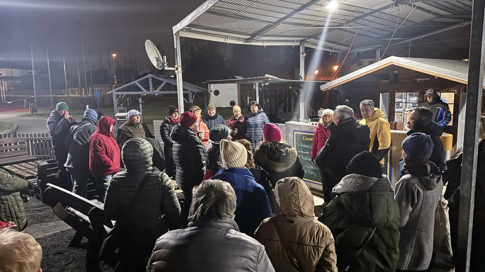 Das Vereinstreffen fand am Grillplatz der „3. Halbzeit” statt. (Foto: Daniel Große)