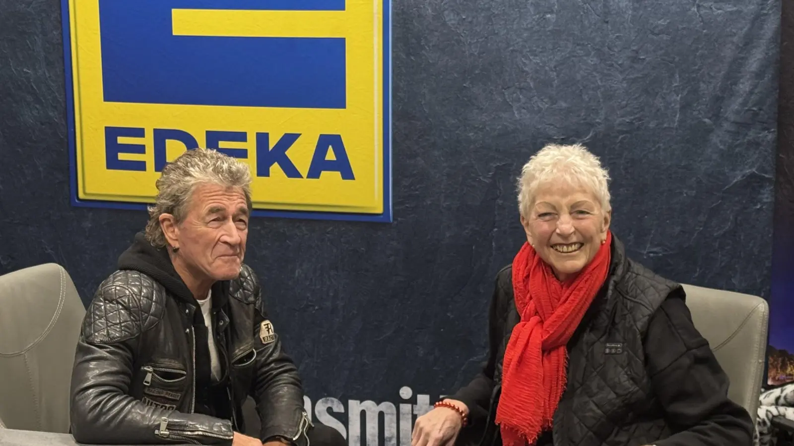 Christa Grischinski traf dank des ASB-Wünschewagens auf Peter Maffay. (Foto: Daniel Große)