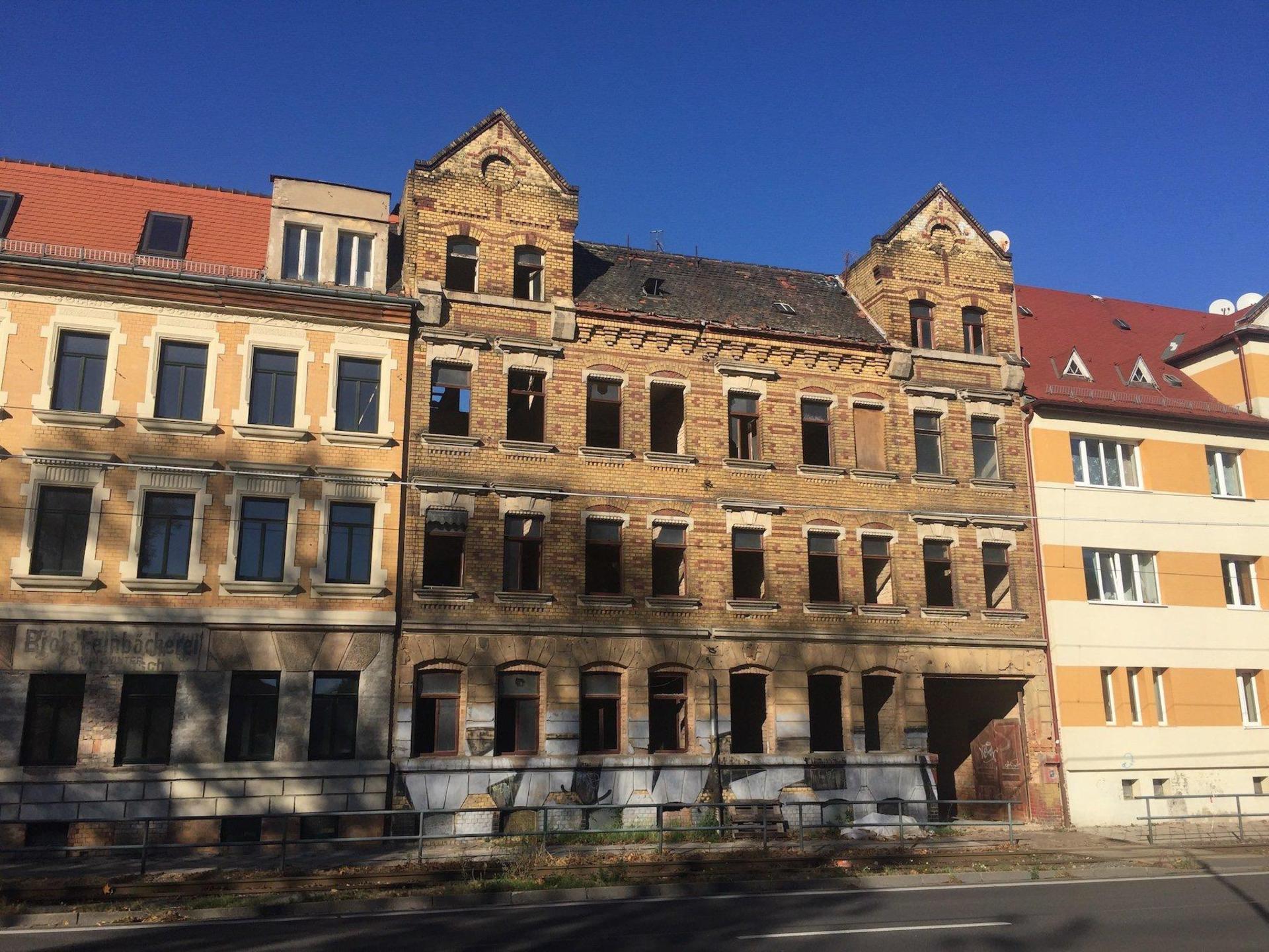 Altbau in Leipziger Straße wird saniert (Foto: taucha-kompakt.de)
