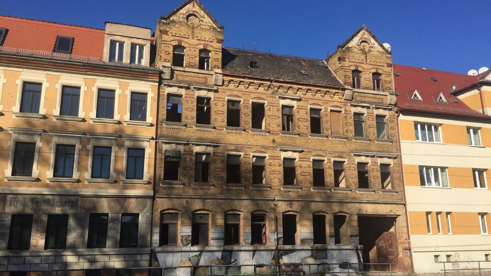 Altbau in Leipziger Straße wird saniert (Foto: taucha-kompakt.de)