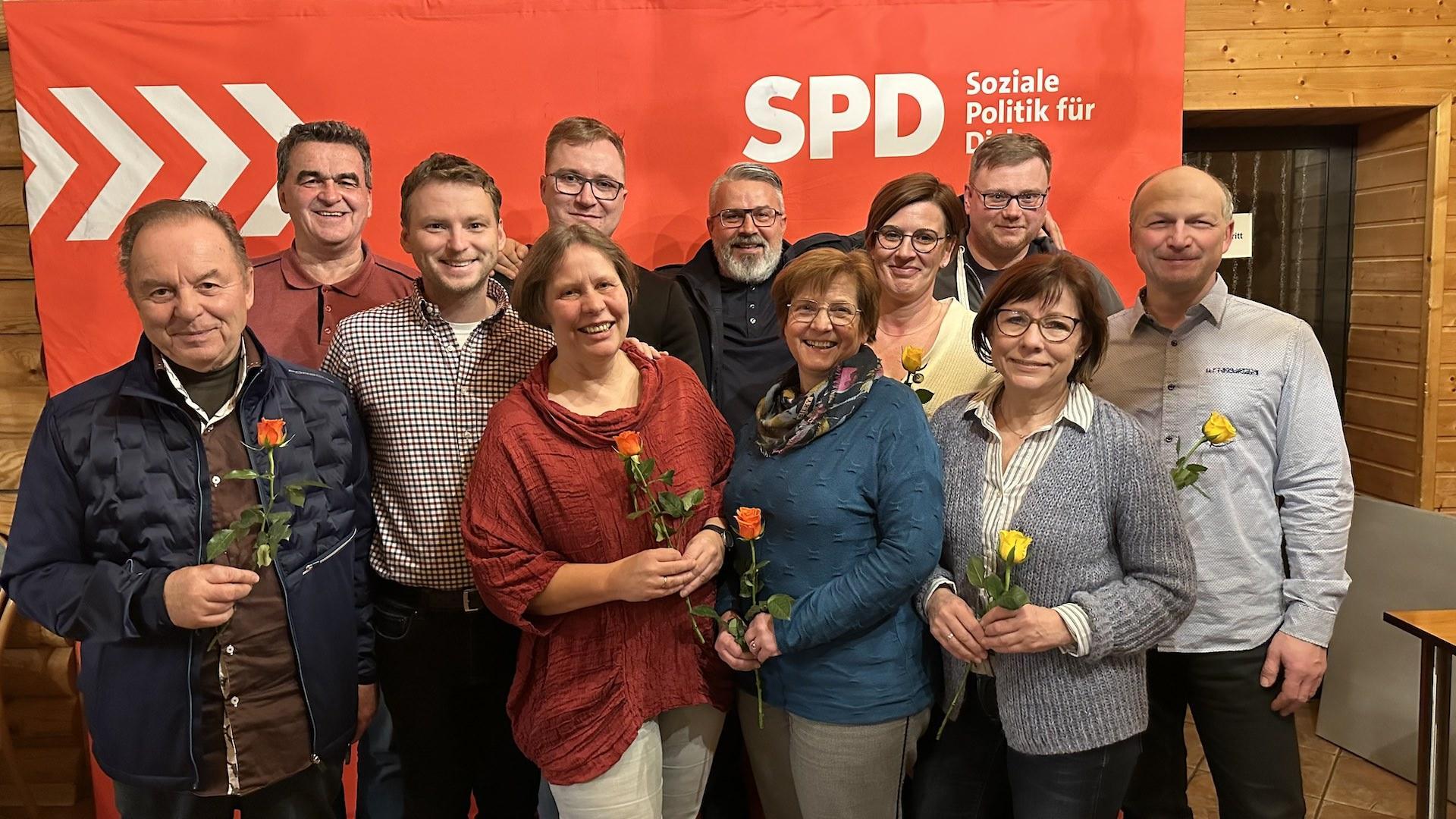 Kreistagswahl 2024: Einige der Nominierten für die SPD. (Foto: SPD Nordsachsen)