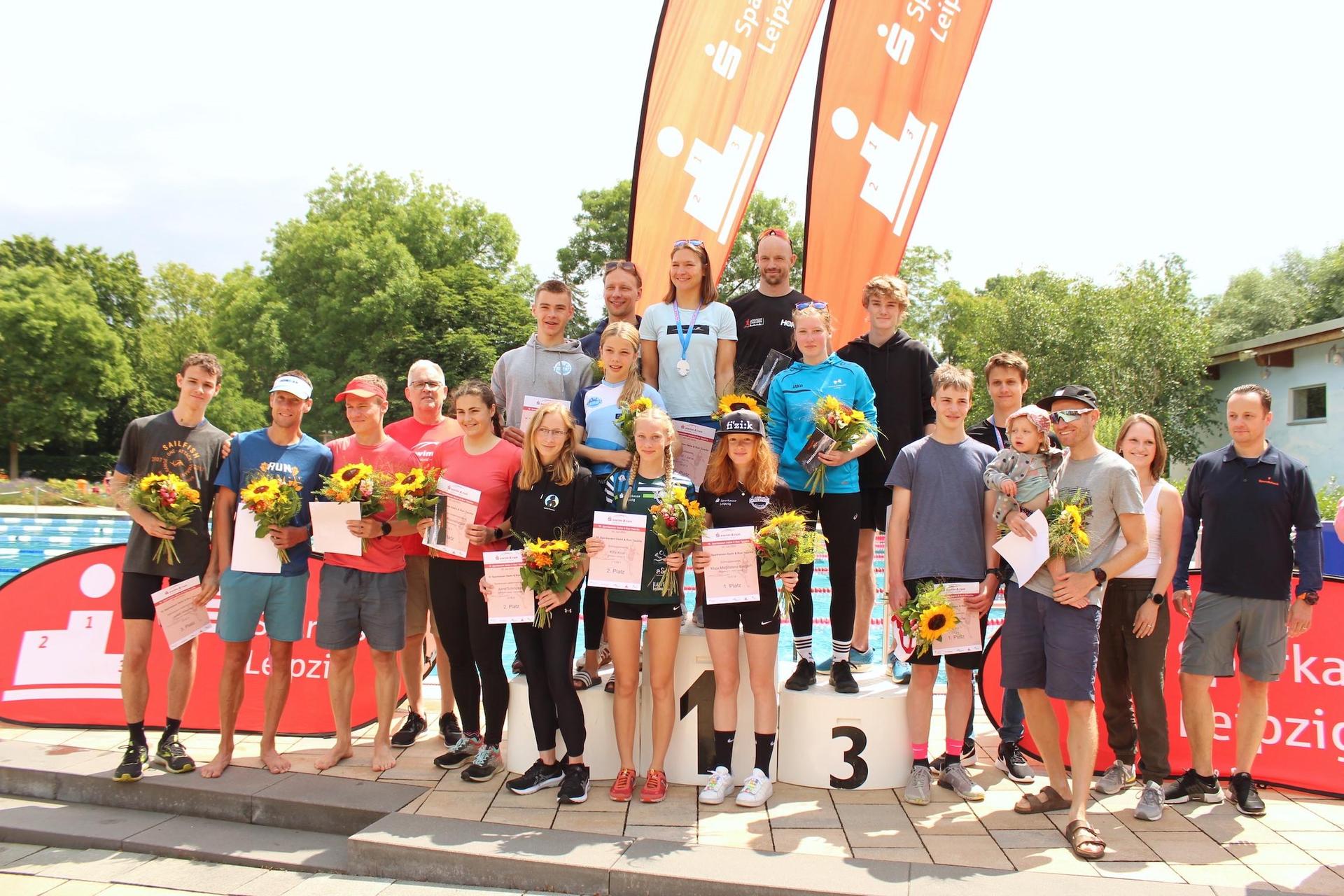 Sportliche Erfolge zum 10. Sparkassen swim &amp; run Taucha (Foto: taucha-kompakt.de)