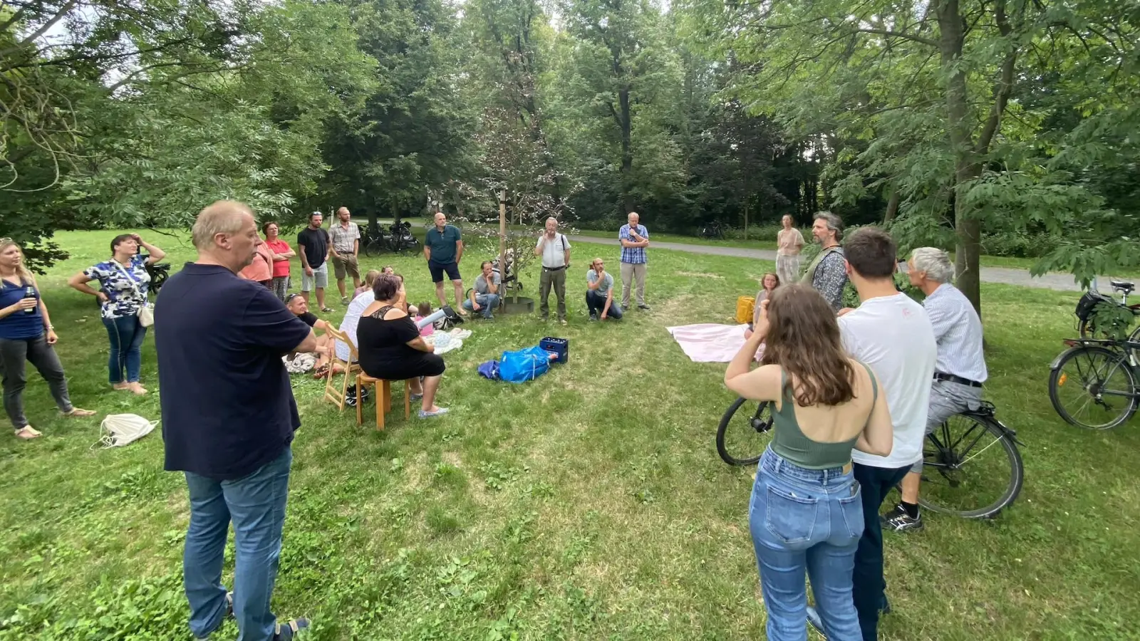 Konstruktive Gesprächsrunde zum Ancient Trance Festival (Foto: taucha-kompakt.de)