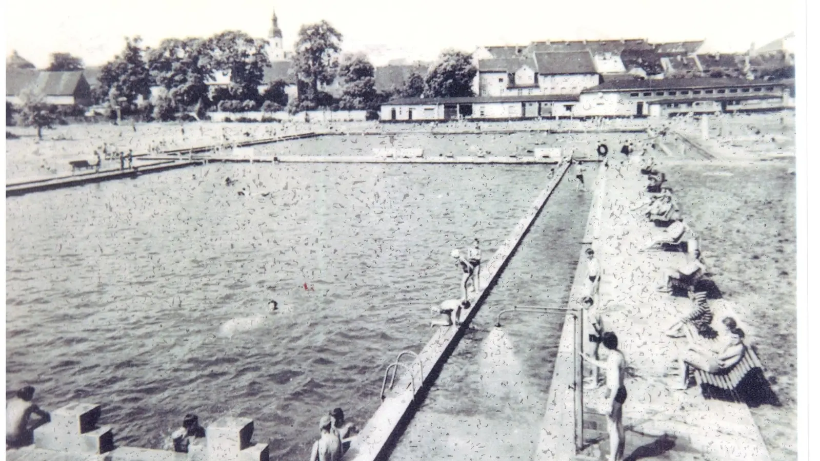 Das Tauchaer Bad um 1960. (Foto: Daniel Große)