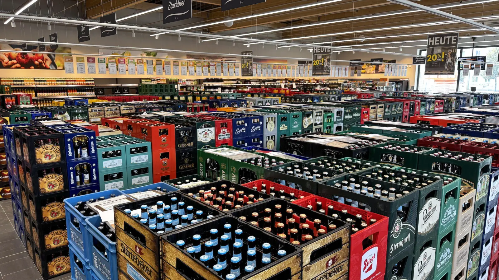 Blick in den neuen Markt (Foto: Daniel Große)