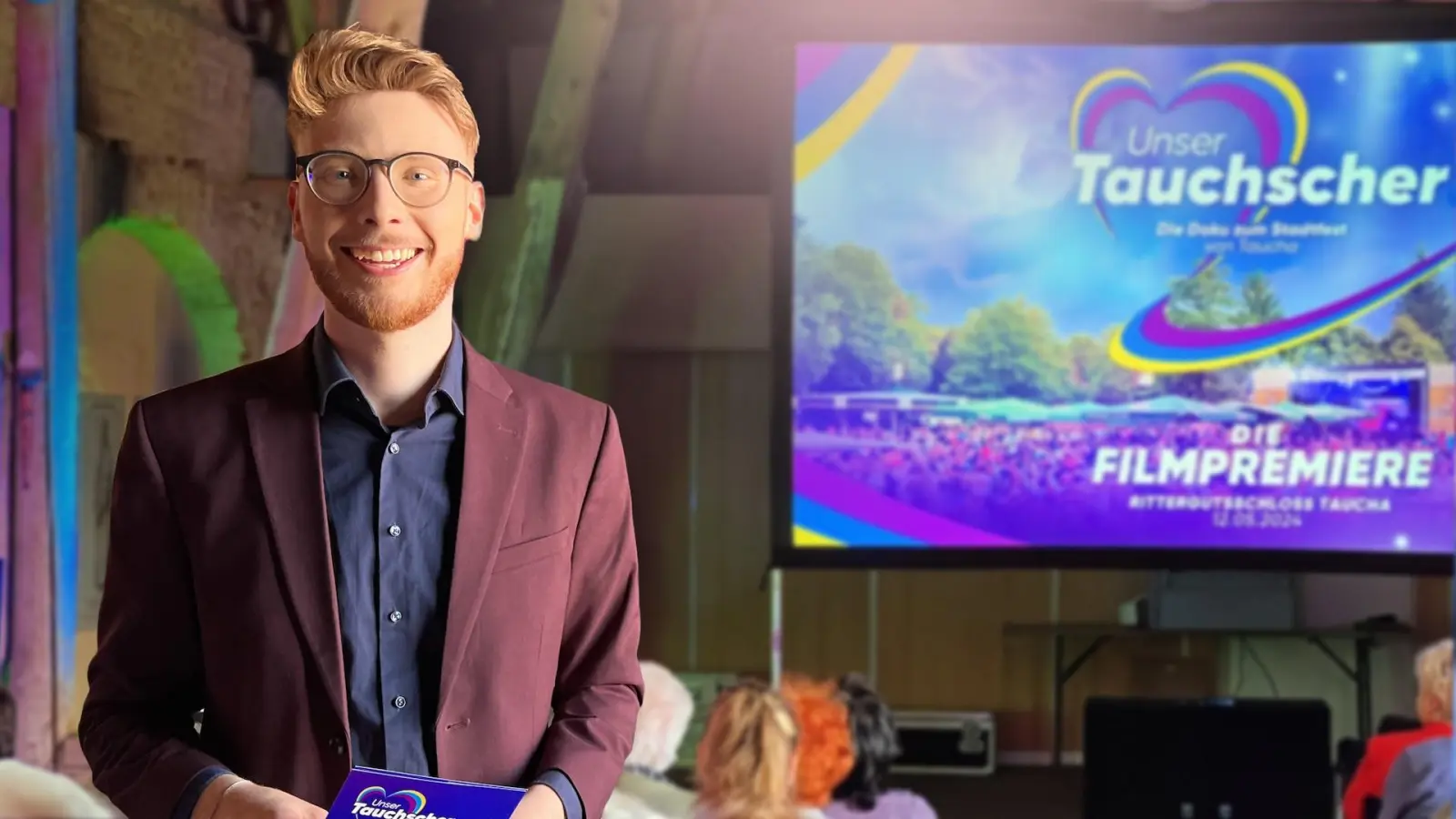 Jonas Juckeland bei der Premiere seines neuen Filmes. (Foto: privat)