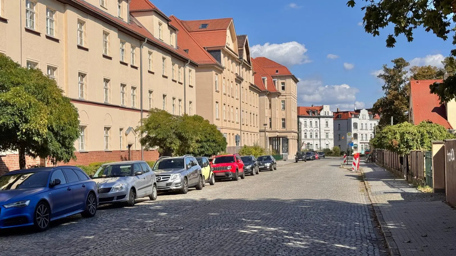 In der Lindnerstraße wird gebaut. (Foto: Stadtverwaltung Taucha)