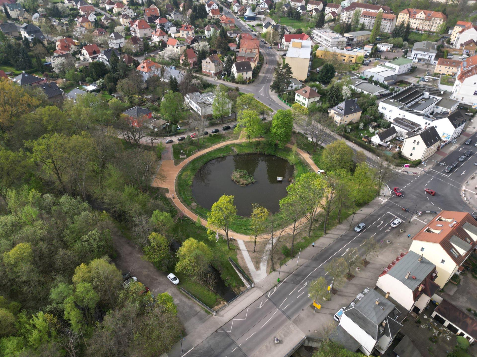 Das Areal rund um den Kleinen Schöppenteich wurde erneuert. (Foto: Daniel Große)