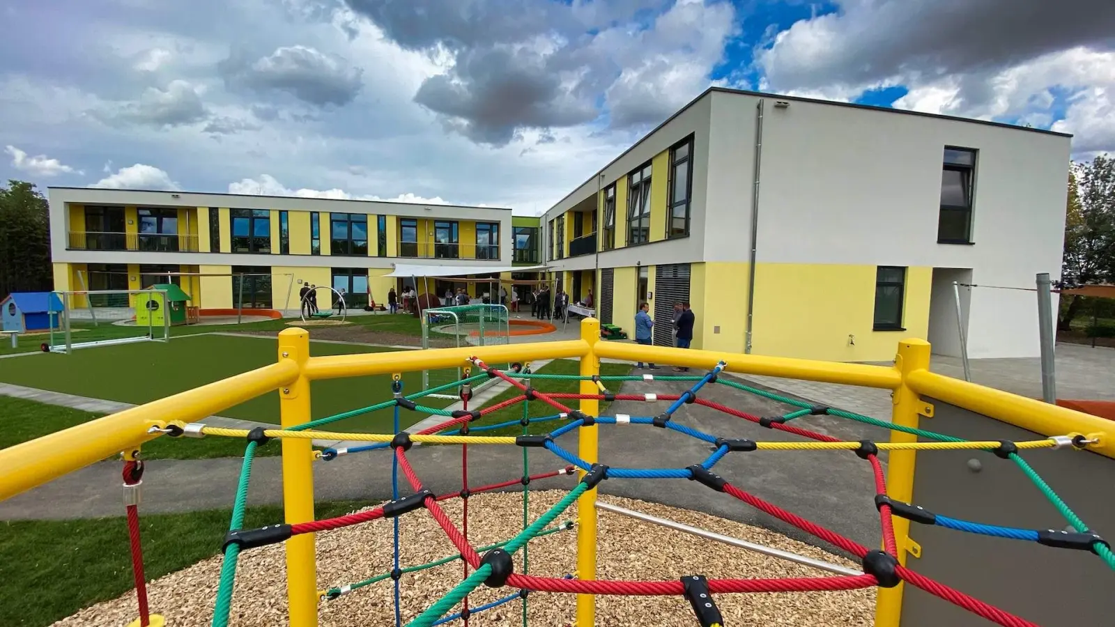 Ein Foto von der Neueröffnung der Kita Kükennest am 28. August 2020. (Foto: Daniel Große)