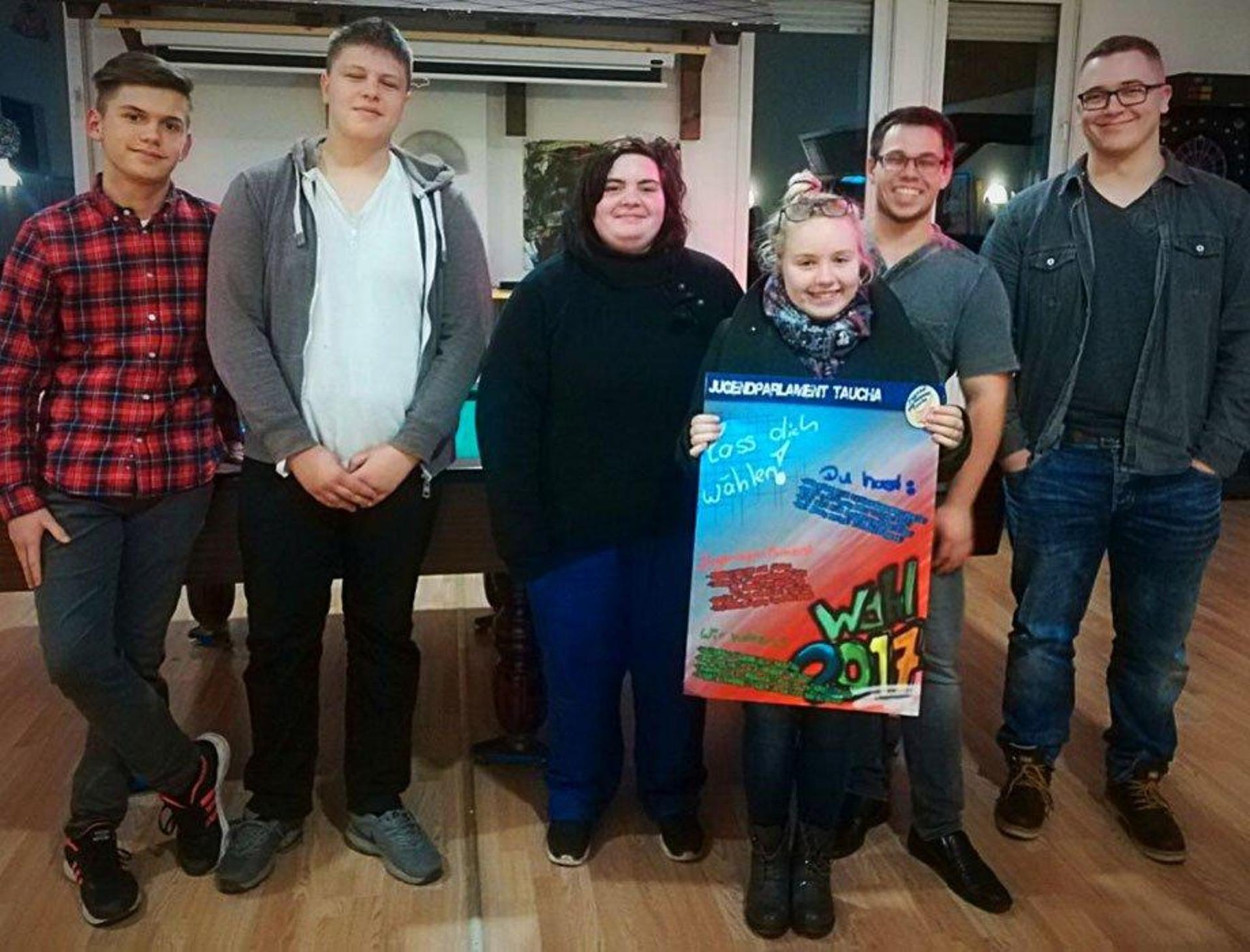 Das bisherige Jugendparlament , das 2017 gewählt wurde. (Foto: taucha-kompakt.de)