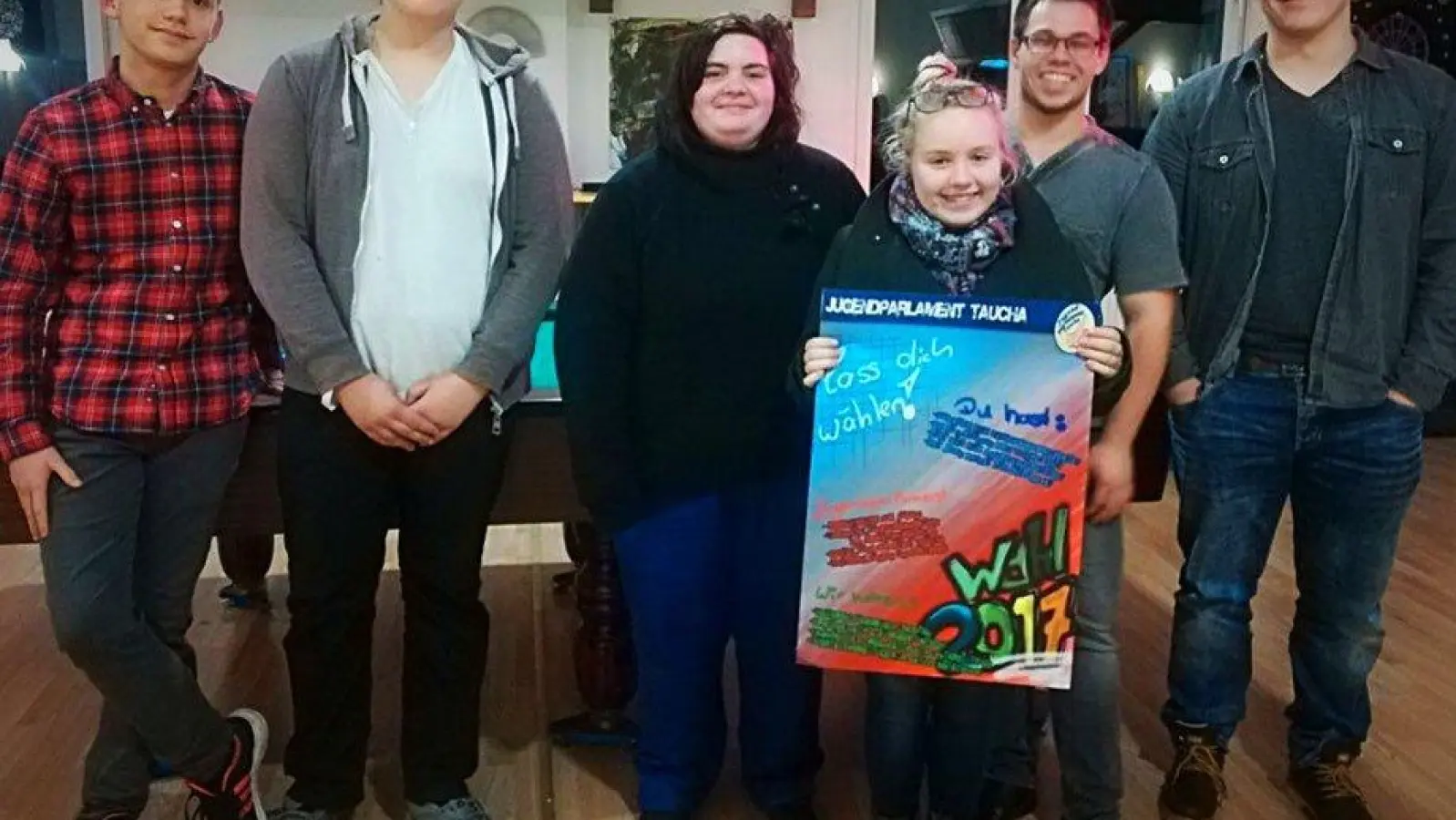 Das bisherige Jugendparlament , das 2017 gewählt wurde. (Foto: taucha-kompakt.de)