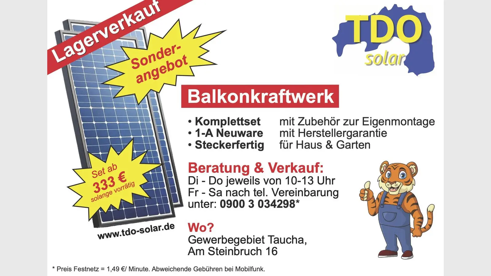 Günstiger Einstieg ins Solarzeitalter mit TDO Solar. (Foto: TDO Solar)