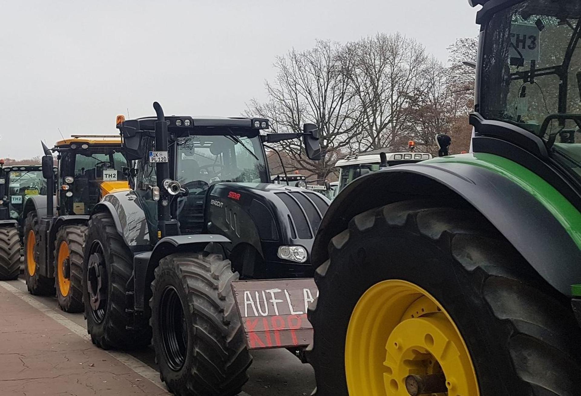 Bauern protestieren in Berlin. Auch in Sachsen sind weitere solcher Aktionen geplant. (Symbolbild: Pixabay)